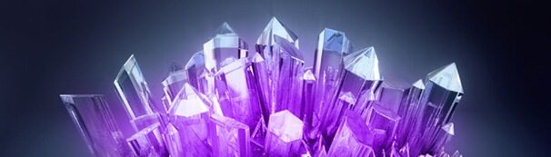 alt= cristais apresentam suas cores e beleza