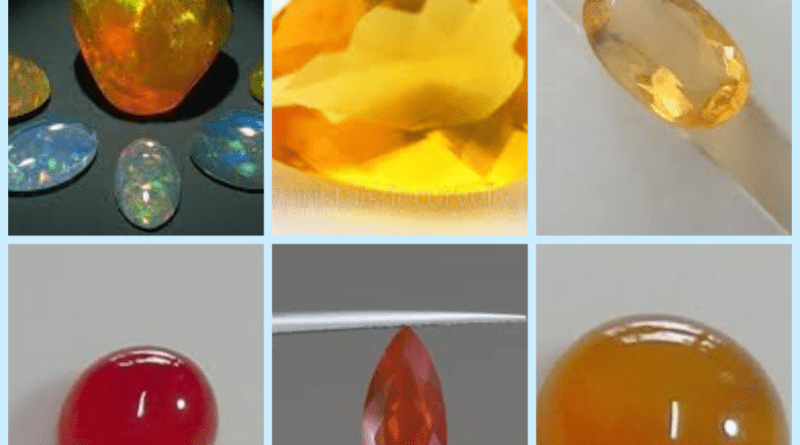 alt: Coleção de Pedras Opala